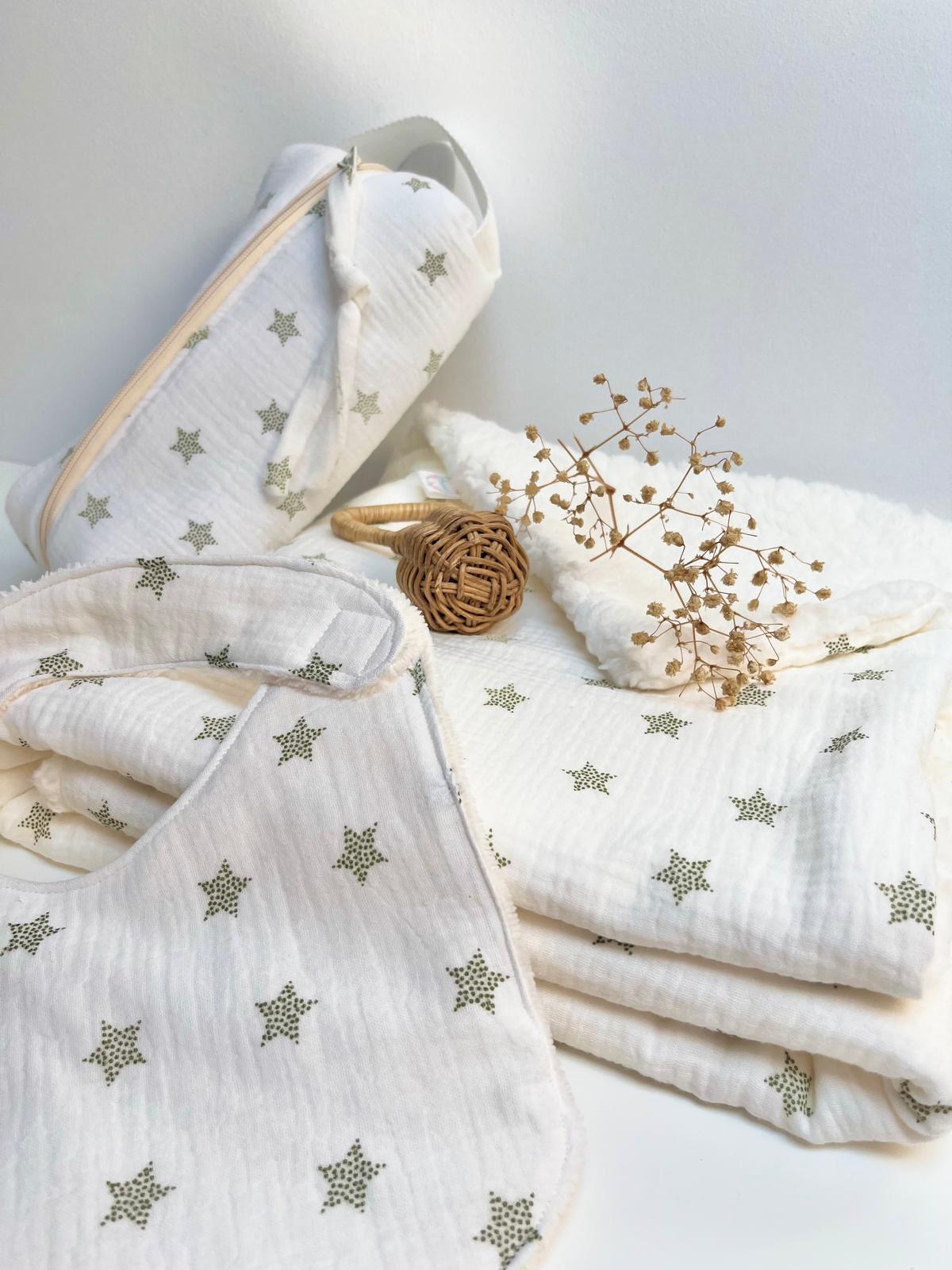 Manta Valeria Baby stars verde