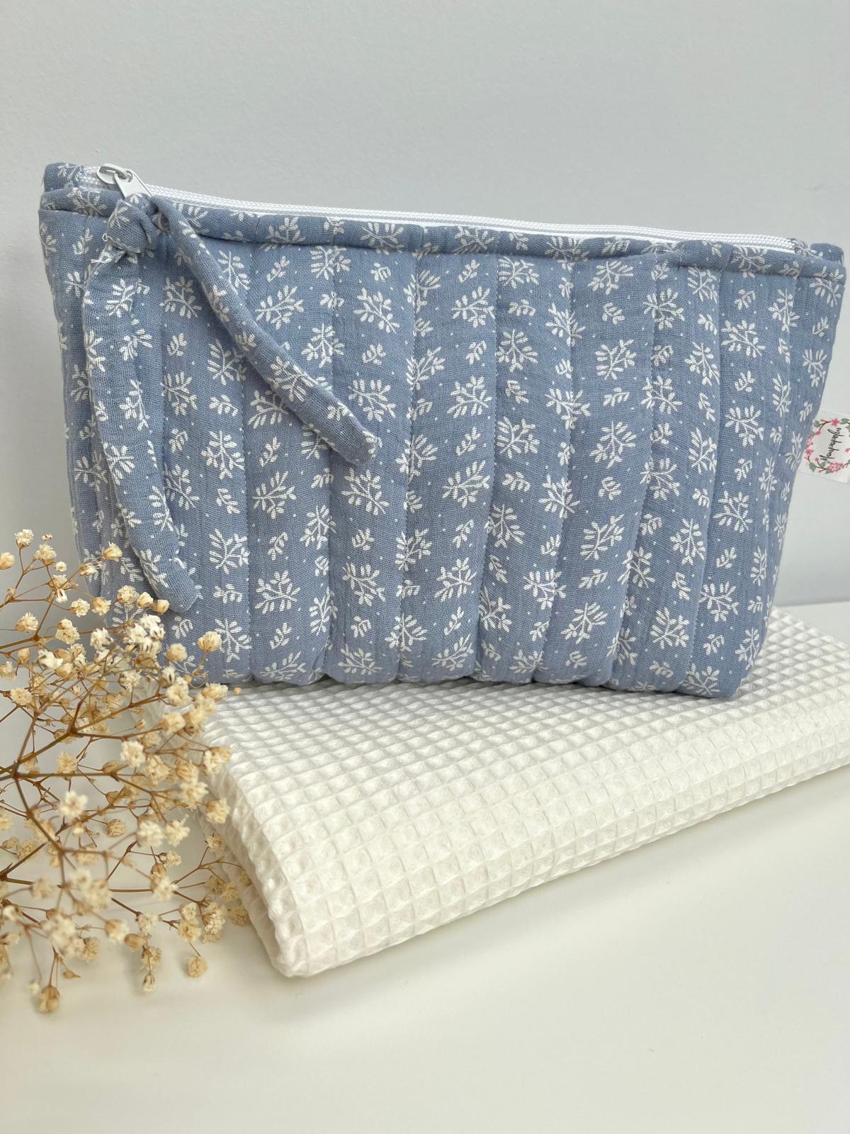 Neceser Berta Hojitas azul